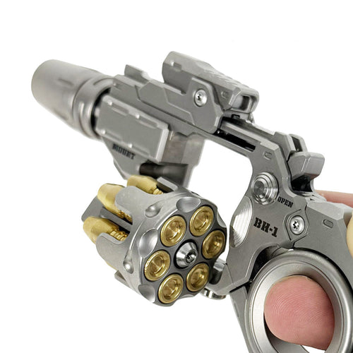 Alloy multifunctional revolver decompression toy