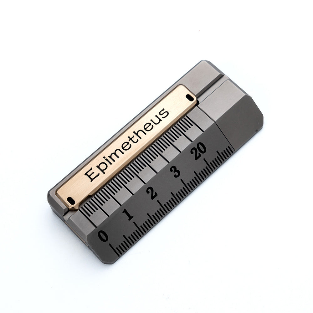 Titanium alloy Fidgets Ruler